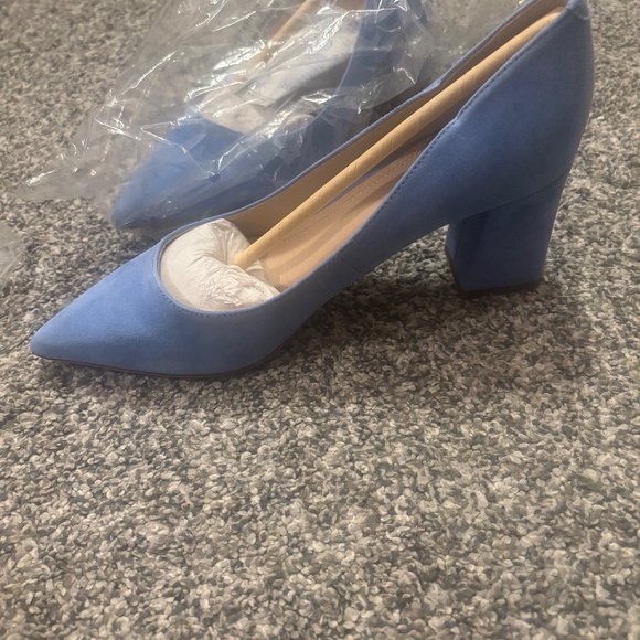 Marc Fischer Light Blue Suede Shoes - Brand New - Picture 2 of 5